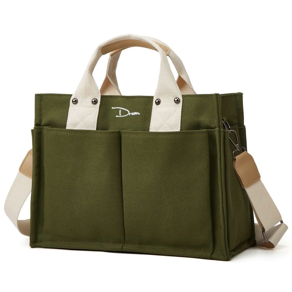 Canvas Tote Bag Purses Large Canvas Work Shoulder Bags Casual c: